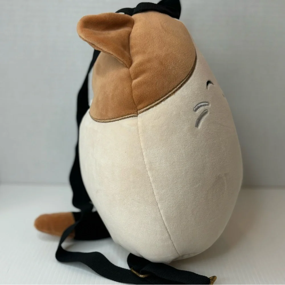 Squishmallows Cam the Calico Cat 10” Plush Backpack Stuffed Animal Toy Bag Tote
